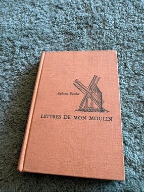 Lettres de Mon Moulin Hardcover Book - Orange Cloth Cover